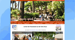 Desktop Screenshot of franzoesisch-lernen-sprachreisen.de